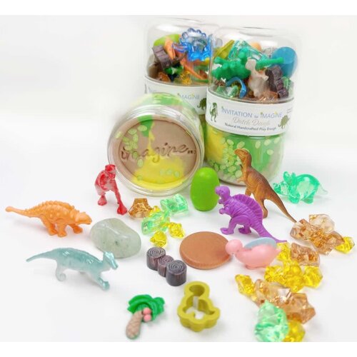 Invitation to imagine Dutch dough - Dinosaur Play Pot Invitation to imagine Dutch dough - Dinosaur Play Pot