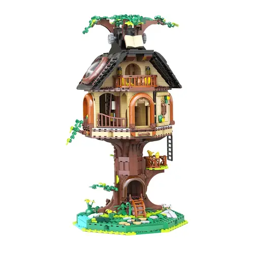 CADA CADA buildings - tree house library 1808 pcs