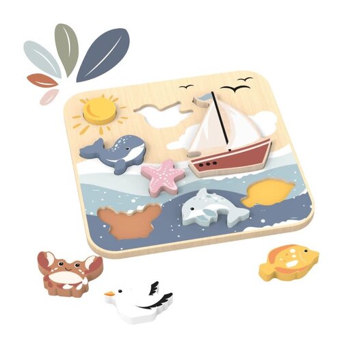 Speedy Monkey Jumbo inlegpuzzel Oceaan Speedy Monkey Jumbo inlegpuzzel Oceaan
