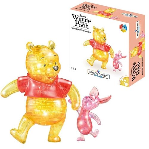 Crystal Gallery 3D puzzel Disney® - Pooh & Piglet (57st./XLpack)