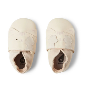 Bobux Soft Soles Peek A Boo Kitty White Swan | Wit