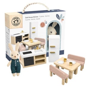 Speedy Monkey Poppenhuis keuken + 1 figuur