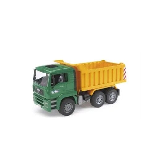 Bruder Bruder MAN TGA kiepwagen (Groen cabine) Bruder Bruder MAN TGA kiepwagen (Groen cabine)