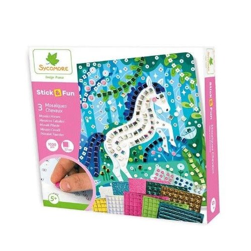 Sycomore Stick & Fun - Mozaïek - Paarden