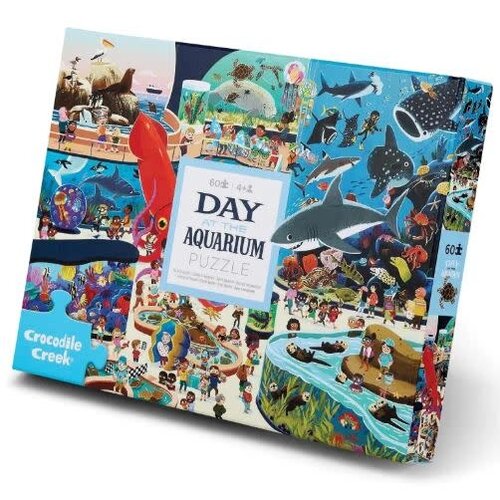 Crocodile Creek Day at the museum puzzles, 60 stuks - Dag in het aquarium