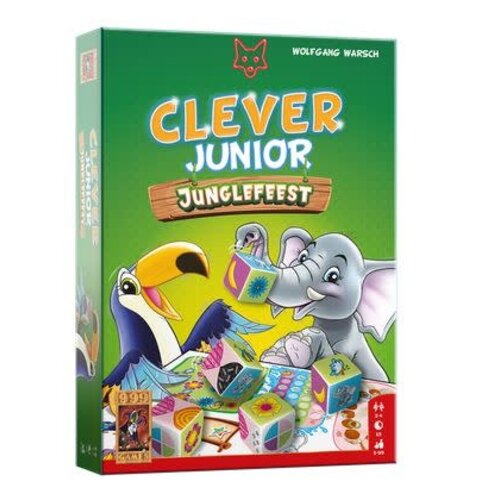999 Games Clever Junior Junglefeest - Dobbelspel 999 Games Clever Junior Junglefeest - Dobbelspel