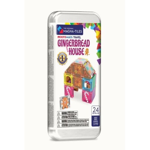 Magna-Tiles MAGNA-TILES® microMAGS Ginger Bread 24-Piece Travel Set Magna-Tiles MAGNA-TILES® microMAGS Ginger Bread 24-Piece Travel Set