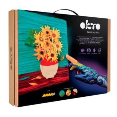 okto Okto Sensory Art 3D Schilderen - Meesterwerk - Zonnebloemen, Vincent Van Gogh okto Okto Sensory Art 3D Schilderen - Meesterwerk - Zonnebloemen, Vincent Van Gogh