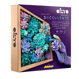 okto Okto Sensory Art Wood En Craft - Vetplanten - Tederheid