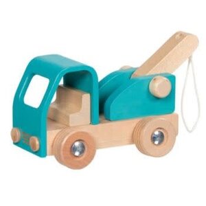 GOKI Houten Voertuig - Takelwagen