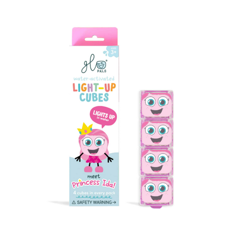 Glo pals light up cubes 4pc Ida