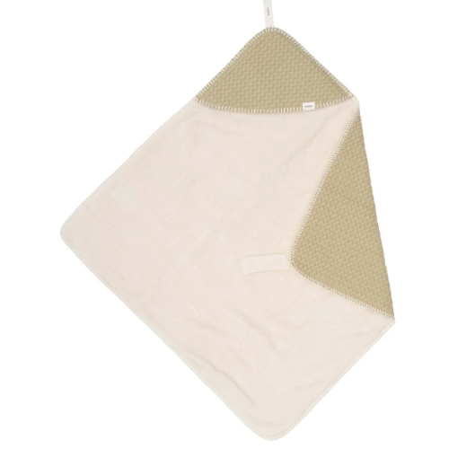 Koeka Omslagdoek wafel teddy Oslo olive Koeka Omslagdoek wafel teddy Oslo olive