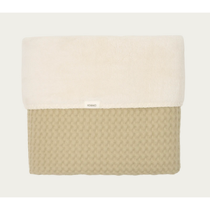 Koeka Wiegdeken Wafel/teddy Oslo olive