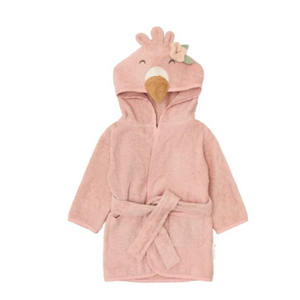 Little Dutch Badjas Flamingo - Roze