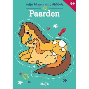 Ballon Uitgeverij mijn kleur en prikblok paarden Ballon Uitgeverij mijn kleur en prikblok paarden