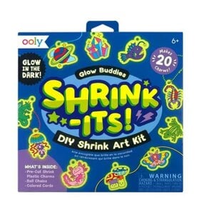 Ooly Shrink-Its!: D.I.Y. Shrink Art Kit - Glow Buddies Ooly Shrink-Its!: D.I.Y. Shrink Art Kit - Glow Buddies
