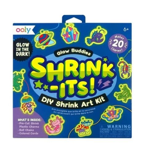 Ooly Shrink-Its!: D.I.Y. Shrink Art Kit - Glow Buddies