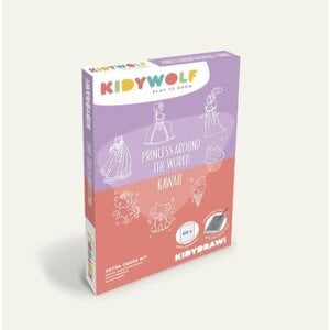 kidywolf Refill KIDYDRAW-MINI - kawai en prinessen kidywolf Refill KIDYDRAW-MINI - kawai en prinessen