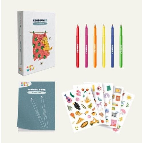 kidywolf KIDYDRAWKIT - Glitters kidywolf KIDYDRAWKIT - Glitters