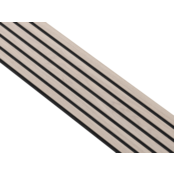 I-Wood® White - Zwart vilt - 30 x 278 cm - Basic houten paneel