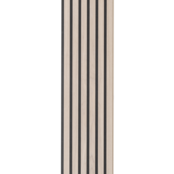 I-Wood® White - Zwart vilt - 30 x 278 cm - Basic houten paneel