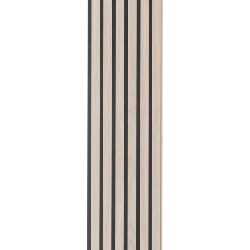 I-Wood® White - Zwart vilt - 30 x 278 cm - Basic houten paneel