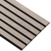 I-Wood® White - Zwart vilt - 30 x 278 cm - Basic houten paneel