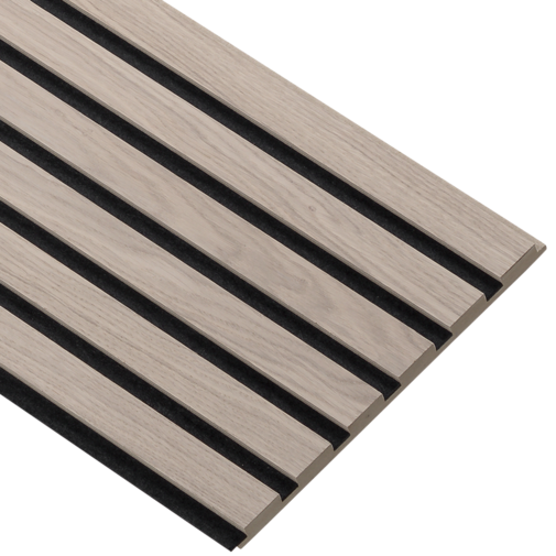 I-Wood® White - Zwart vilt - 30 x 278 cm - Basic houten paneel