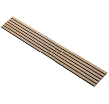 I-Wood® Brown - Zwart vilt - 30 x 278 cm - Basic houten paneel