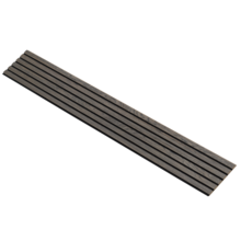 Black Oil - Zwart vilt - 278 cm - Basic