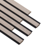 I-Wood® White - Zwart vilt - 30 x 240 cm - Pro+ houten paneel I-Wood® White - Zwart vilt - 30 x 240 cm - Pro+ houten paneel