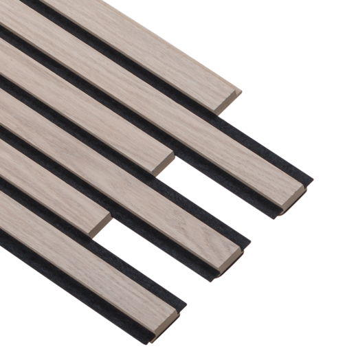 I-Wood® White - Zwart vilt - 30 x 240 cm - Pro+ houten paneel I-Wood® White - Zwart vilt - 30 x 240 cm - Pro+ houten paneel