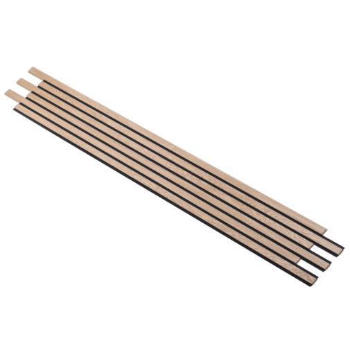 I-Wood® Clear - Zwart vilt - 30 x 240 cm - Pro+ houten paneel