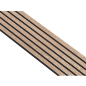 I-Wood® Brown - Zwart vilt - 30 x 240 cm - Pro+ houten paneel