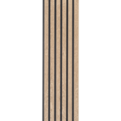 I-Wood® Brown - Zwart vilt - 30 x 240 cm - Pro+ houten paneel