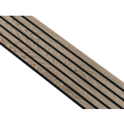 I-Wood® Dark Brown - Zwart vilt  30 x 240 cm - Pro+ houten paneel