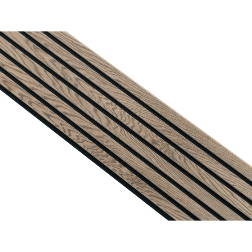 I-Wood® Dark Brown - Zwart vilt  30 x 240 cm - Pro+ houten paneel