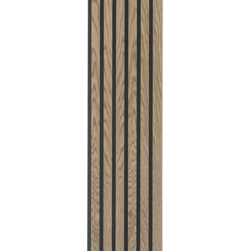 I-Wood® Dark Brown - Zwart vilt  30 x 240 cm - Pro+ houten paneel