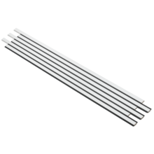 White Painted - Gelakt - Zwart vilt - 240 cm - Pro+