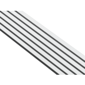I-Wood® White Painted - Gelakt - Zwart vilt - 30 x 240 cm - Pro+ houten paneel I-Wood® White Painted - Gelakt - Zwart vilt - 30 x 240 cm - Pro+ houten paneel