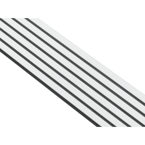 I-Wood® White Painted - Gelakt - Zwart vilt - 30 x 240 cm - Pro+ houten paneel I-Wood® White Painted - Gelakt - Zwart vilt - 30 x 240 cm - Pro+ houten paneel