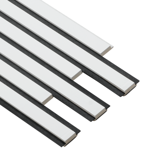 I-Wood® White Painted - Gelakt - Zwart vilt - 30 x 240 cm - Pro+ houten paneel I-Wood® White Painted - Gelakt - Zwart vilt - 30 x 240 cm - Pro+ houten paneel