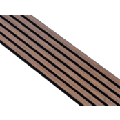 I-Wood® Walnut - Zwart vilt - 30 x 240 cm - Pro+ houten paneel