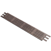 I-Wood® Walnut - Zwart vilt - 30 x 240 cm - Pro+ houten paneel