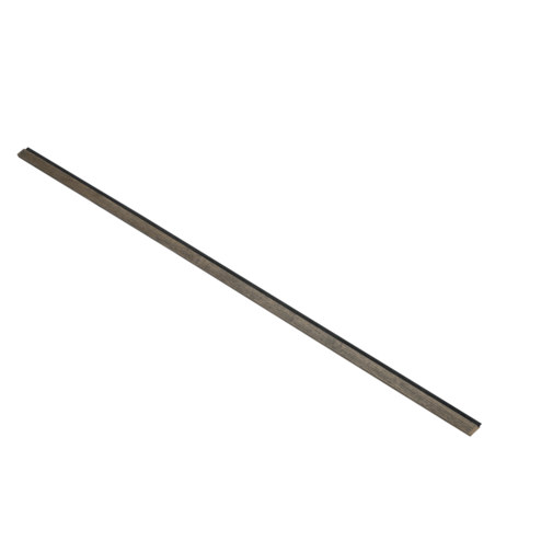 Deep Black - Gelakt - Zwart vilt - Afwerklat 240 cm Deep Black - Gelakt - Zwart vilt - Afwerklat 240 cm