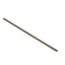 Walnut - Zwart vilt - Afwerklat 240 cm