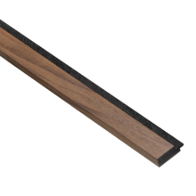 Walnut - Zwart vilt - Afwerklat 240 cm