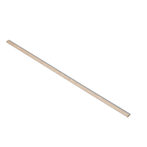 Nature - Grijs vilt - Afwerklat 278 cm Nature - Grijs vilt - Afwerklat 278 cm
