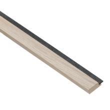 White - Zwart vilt - Afwerklat 278 cm