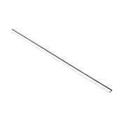 White Painted - Gelakt - Zwart vilt - Afwerklat 278 cm